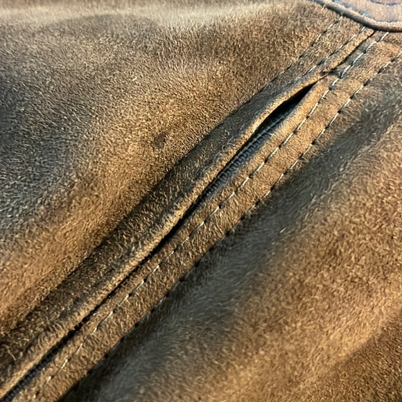 CHRIST Vintage 1970's Lambskin/Suede Coat - Picture 14 of 17